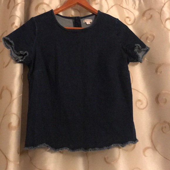 merona denimn shirt - Picture 2 of 4